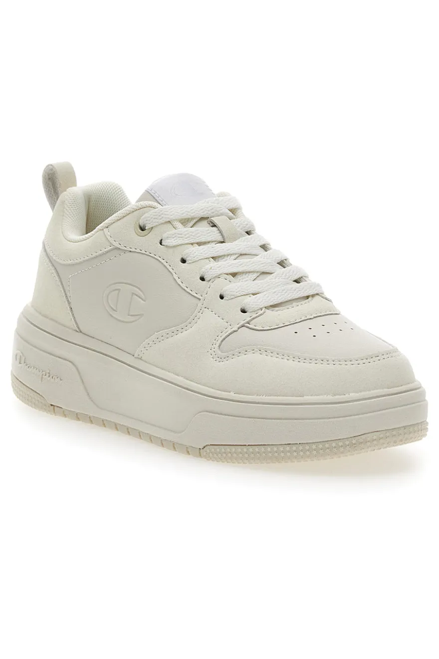 Sneakers Bianche con Flatform CHAMPION RB18 LITE LOW