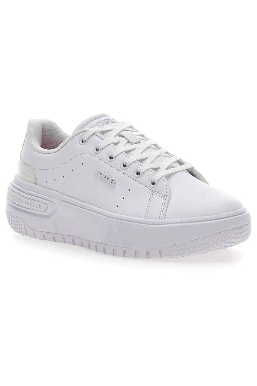 Sneakers Bianche Con Flatform Joma Princeton Lady