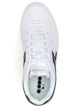 Sneakers Bianche con Fregio a Contrasto Diadora Raptor Low Moon WN