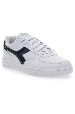 Sneakers Bianche con Fregio a Contrasto Diadora Raptor Low Moon WN