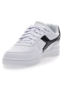 Sneakers Bianche con Fregio a Contrasto Diadora Raptor Low Moon WN