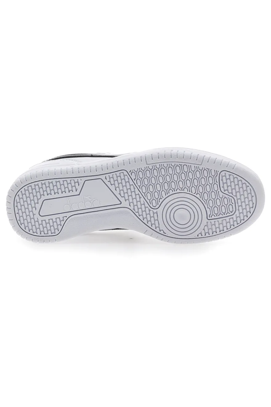 Sneakers Bianche con Fregio a Contrasto Diadora Raptor Low Moon WN