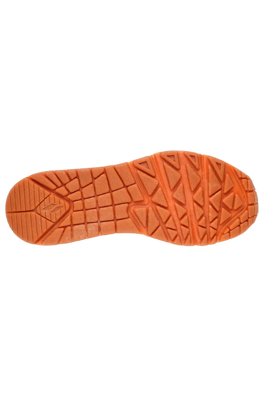 Sneakers bianche con inserti metallici Skechers UNO Gen1 SHIMMER AWAY ESS STREET GIRLS