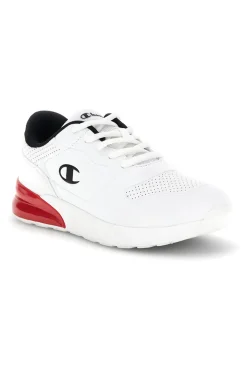 Sneakers bianche con inserti rossi e lacci Champion Champ.ion U GS