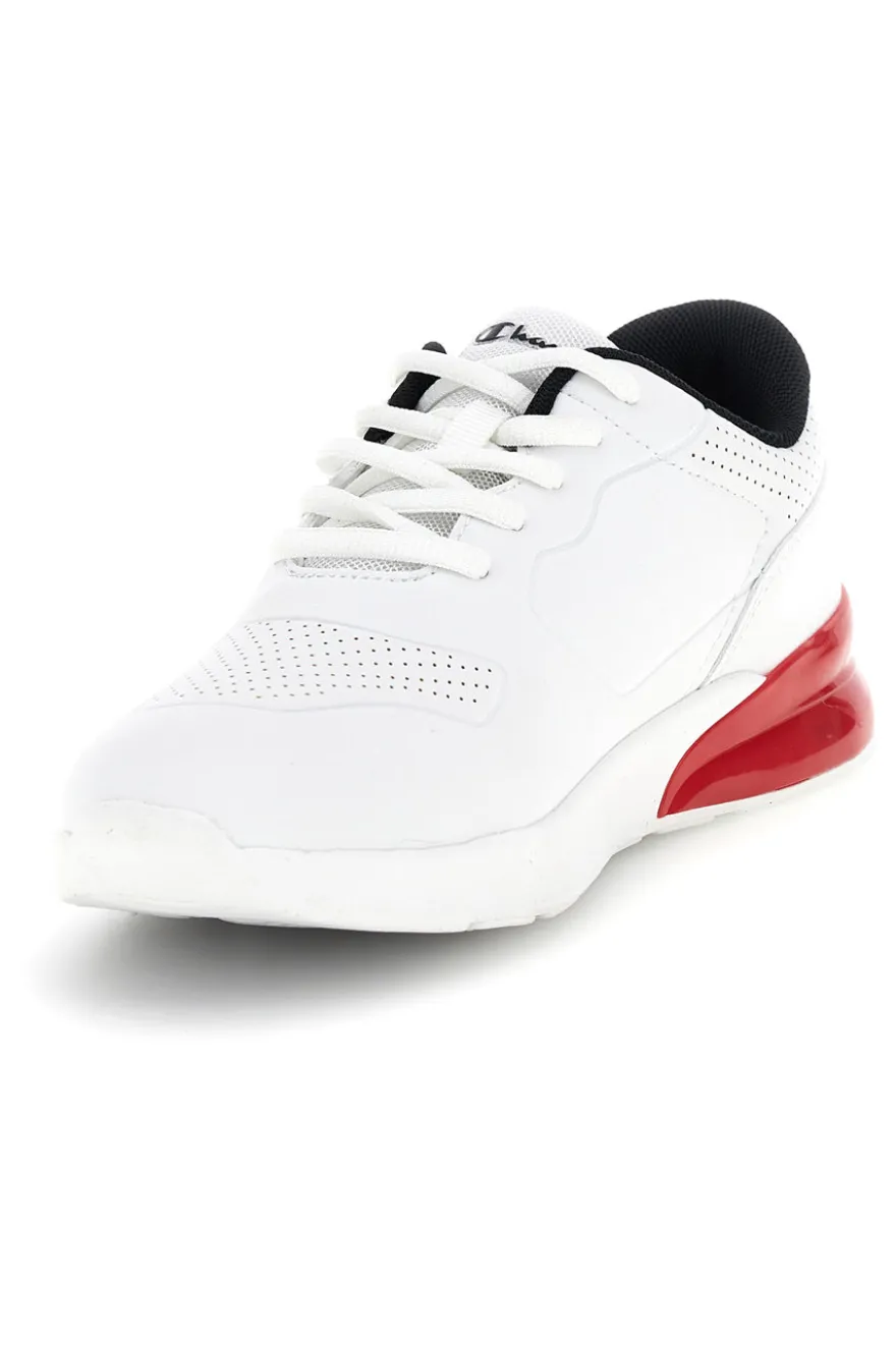 Sneakers bianche con inserti rossi e lacci Champion Champ.ion U GS