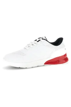 Sneakers bianche con inserti rossi e lacci Champion Champ.ion U GS