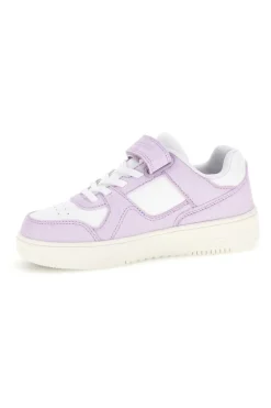 Sneakers bianche con inserti lilla e dettagli bubble Champion RD18 Bubble G PS