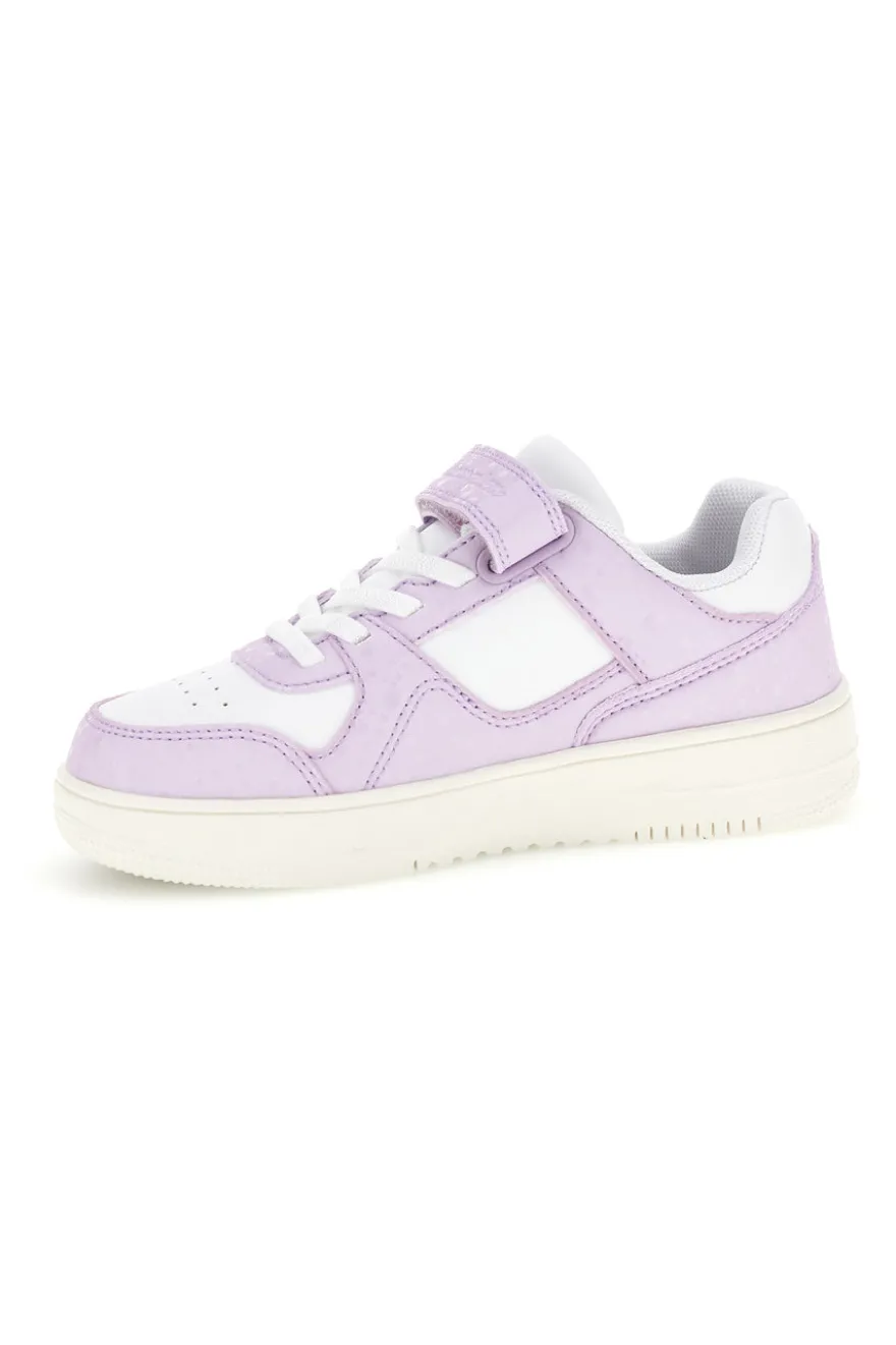Sneakers bianche con inserti lilla e dettagli bubble Champion RD18 Bubble G PS