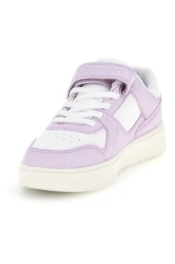 Sneakers bianche con inserti lilla e dettagli bubble Champion RD18 Bubble G PS