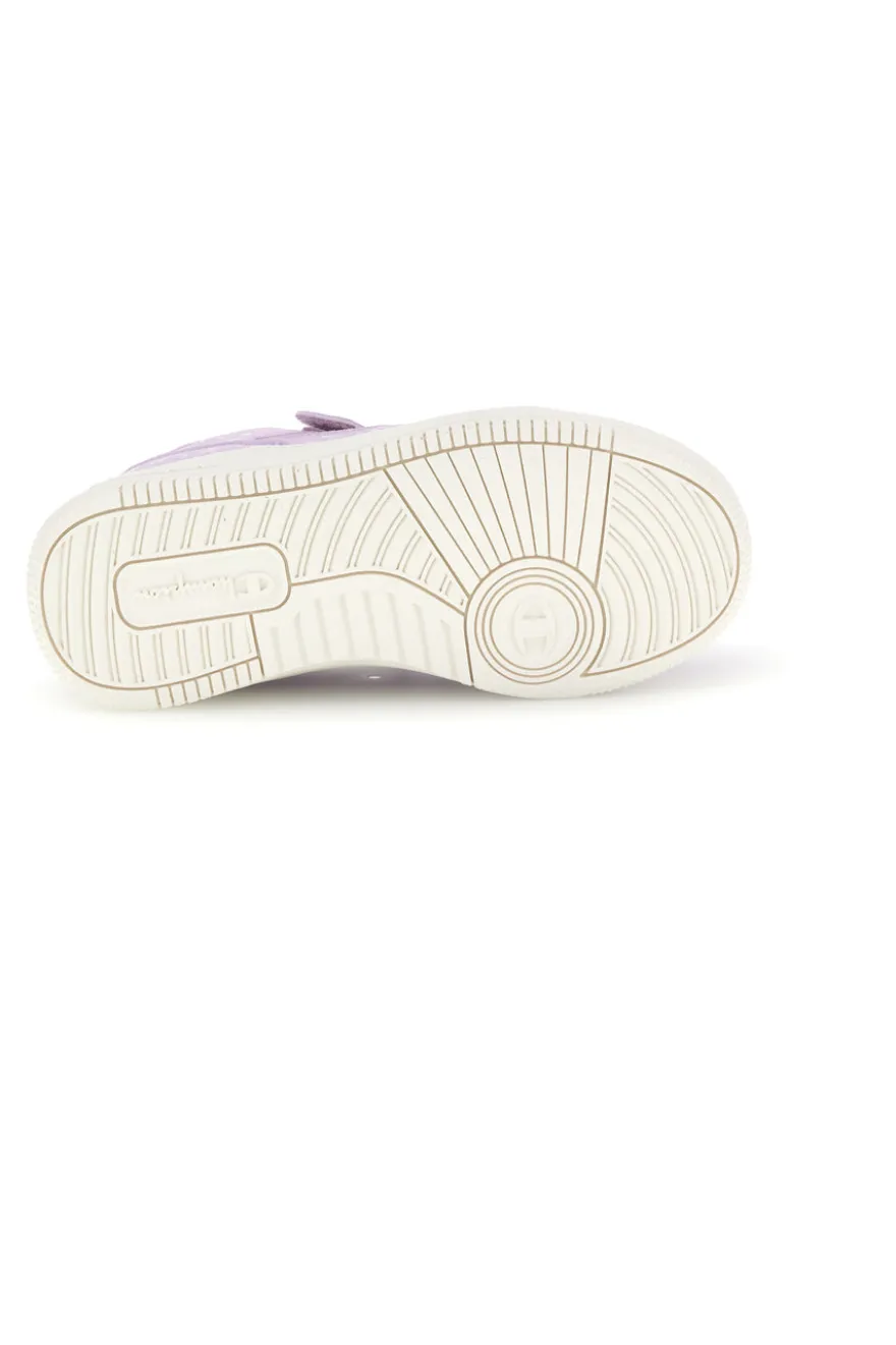 Sneakers bianche con inserti lilla e dettagli bubble Champion RD18 Bubble G PS