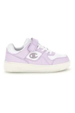 Sneakers bianche con inserti lilla e dettagli bubble Champion RD18 Bubble G PS