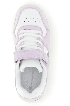 Sneakers bianche con inserti lilla e dettagli bubble Champion RD18 Bubble G PS