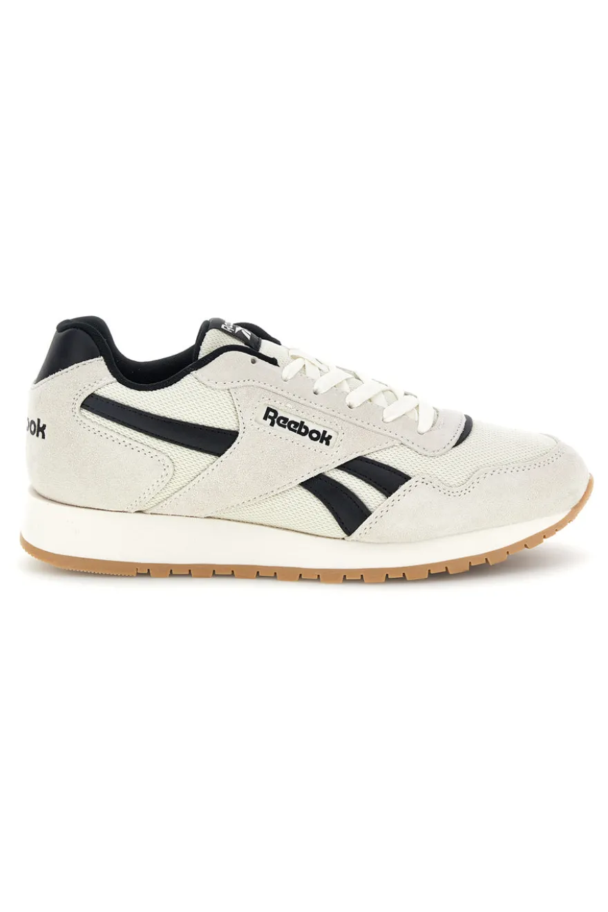 Sneakers bianche con inserti a contrasto e lacci Reebok Glide
