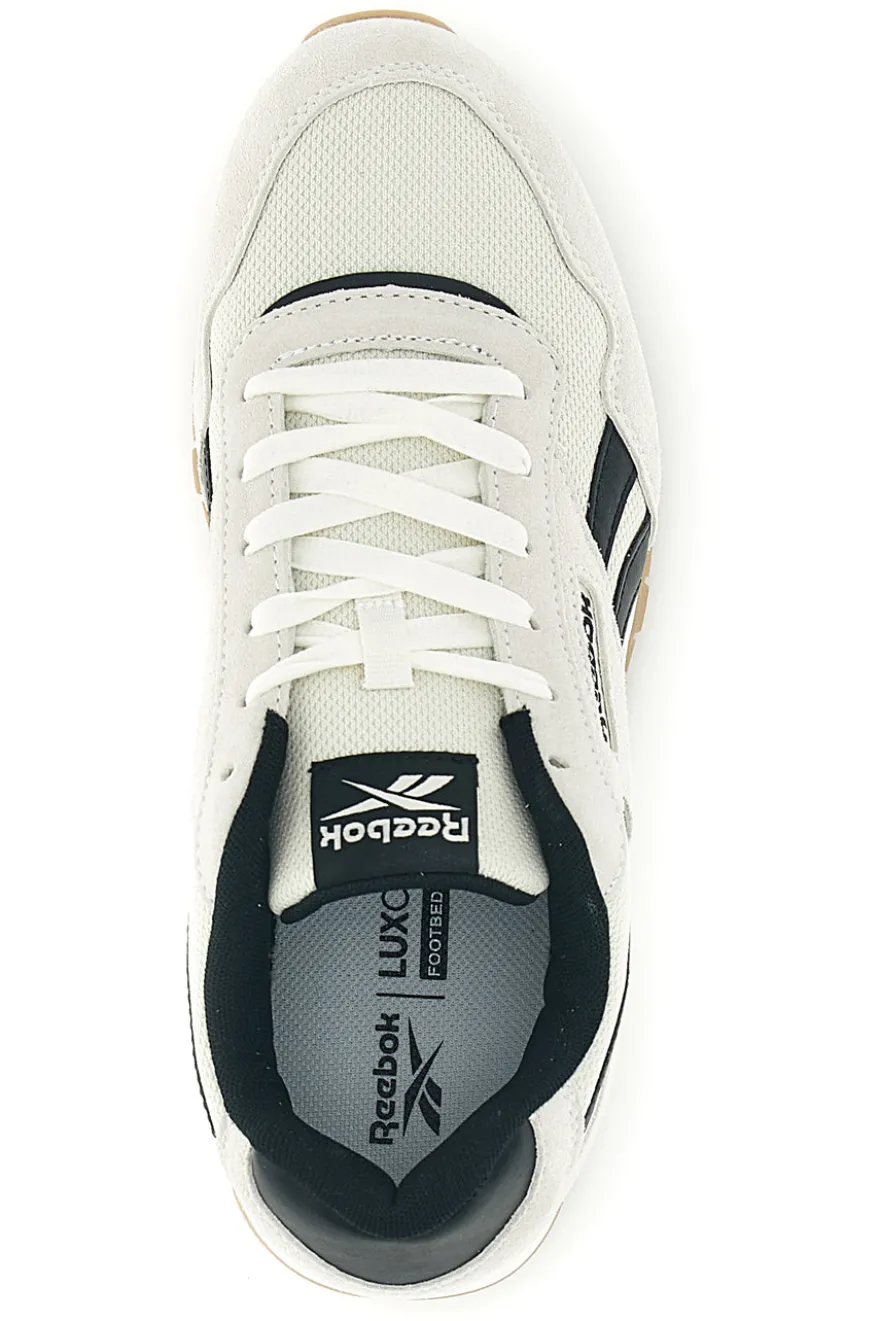 Sneakers bianche con inserti a contrasto e lacci Reebok Glide
