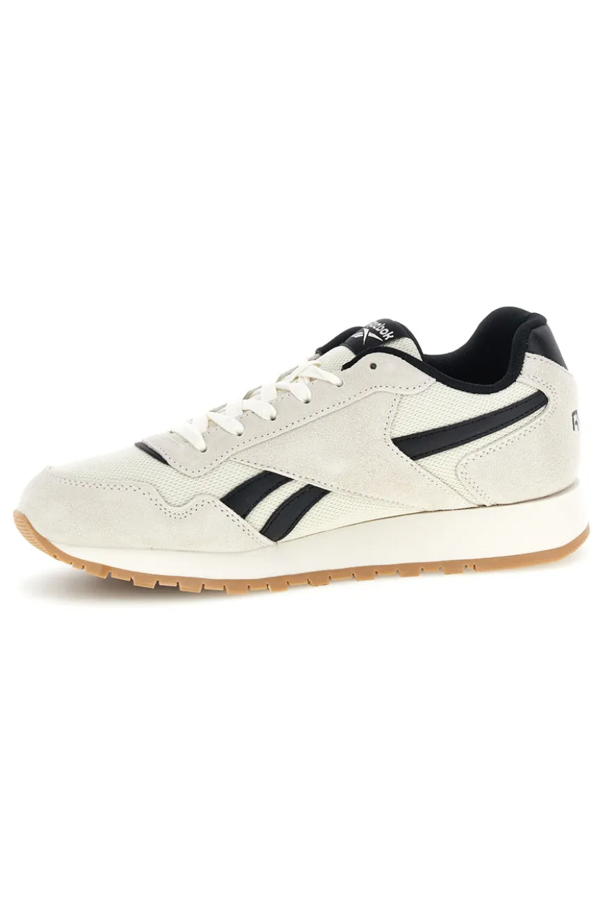 Sneakers bianche con inserti a contrasto e lacci Reebok Glide