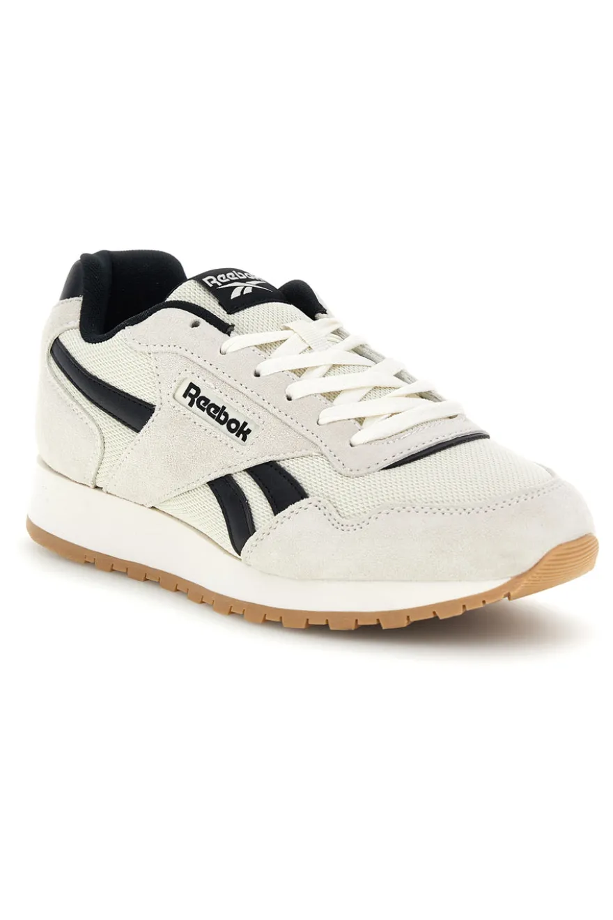 Sneakers bianche con inserti a contrasto e lacci Reebok Glide