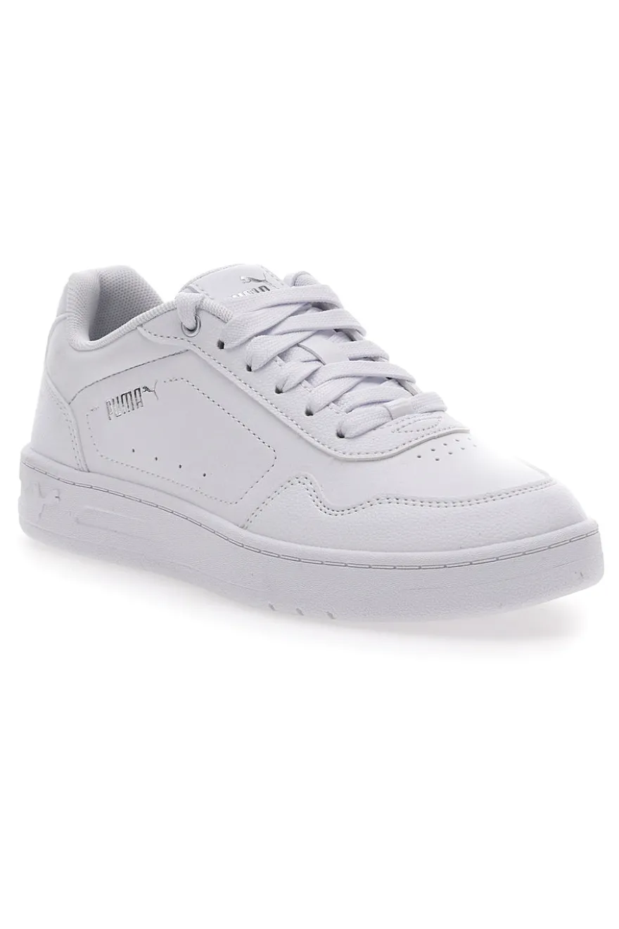 Sneakers Bianche con Lacci Puma Court Classy