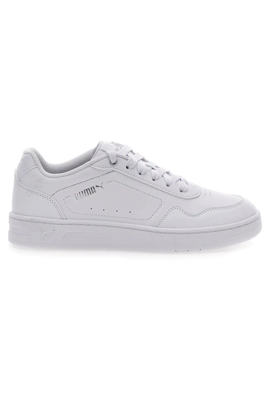 Sneakers Bianche con Lacci Puma Court Classy