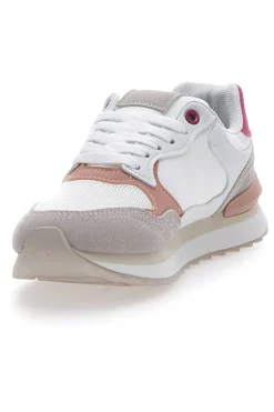 Sneakers Bianche con Lacci da Donna Me & Me 815