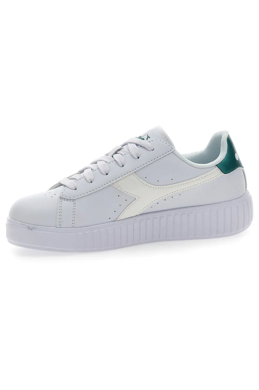 Sneakers Bianche con Lacci Diadora Game Step GS Glazed