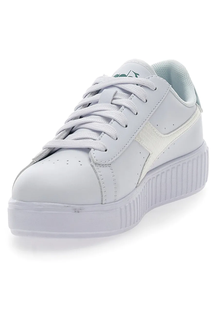 Sneakers Bianche con Lacci Diadora Game Step GS Glazed