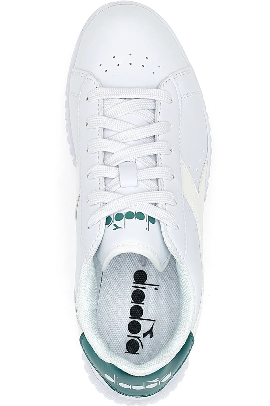 Sneakers Bianche con Lacci Diadora Game Step GS Glazed