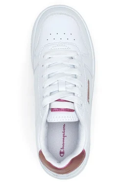 Sneakers Bianche con Lacci Champion Rebound Platform Glitz