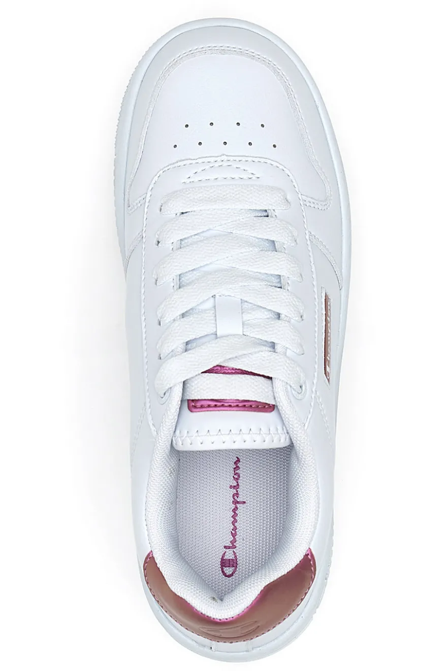 Sneakers Bianche con Lacci Champion Rebound Platform Glitz
