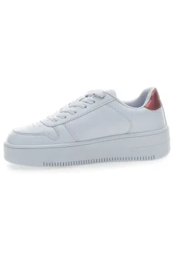 Sneakers Bianche con Lacci Champion Rebound Platform Glitz