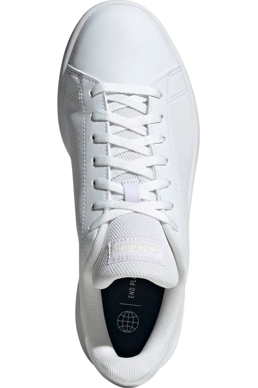Sneakers Bianche con Lacci Adidas Advantage Base