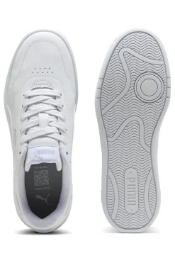 Sneakers Bianche Con Lacci Puma Court Lally