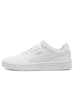 Sneakers Bianche Con Lacci Puma Court Lally