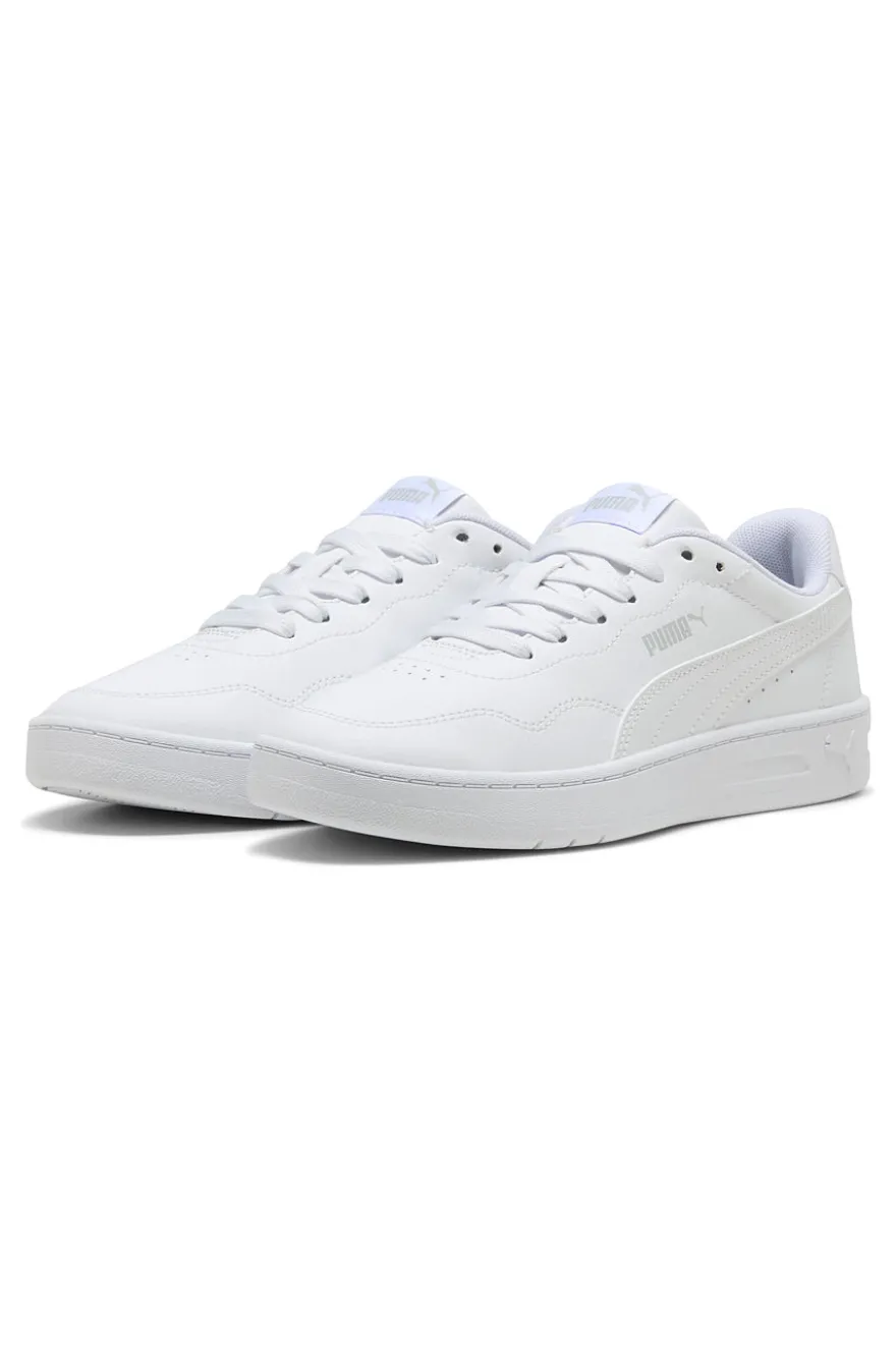 Sneakers Bianche Con Lacci Puma Court Lally