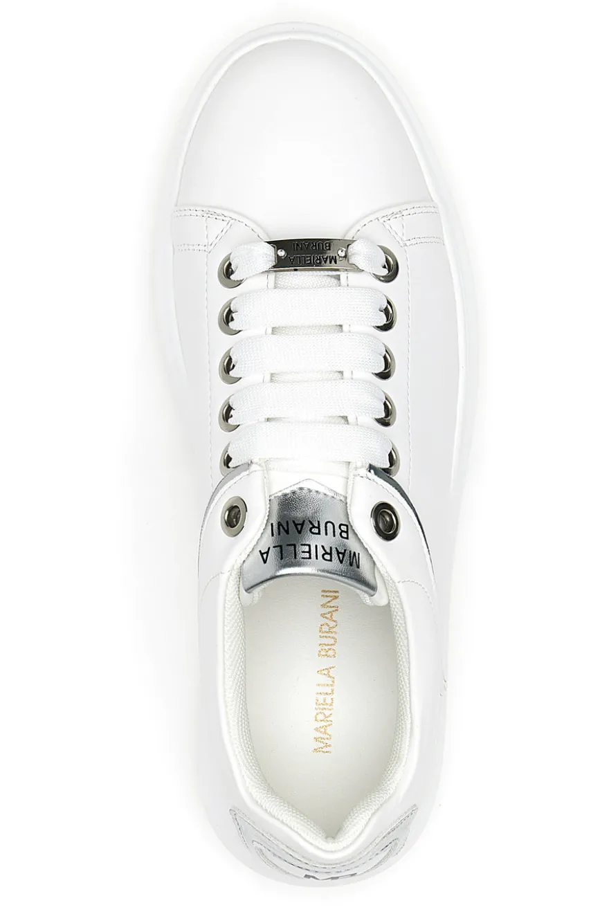 Sneakers Bianche con Lacci Mariella Burani 50280