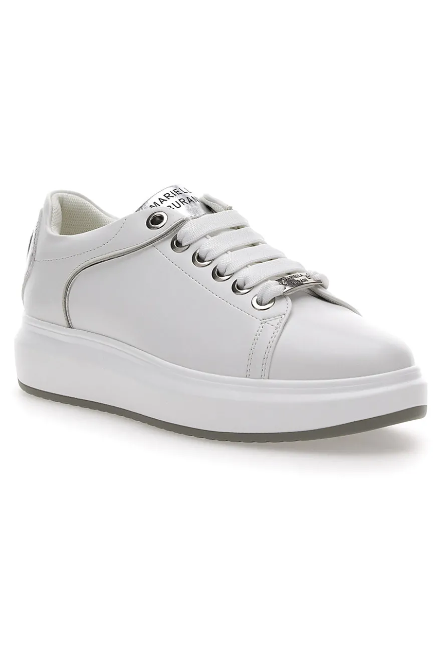 Sneakers Bianche con Lacci Mariella Burani 50280