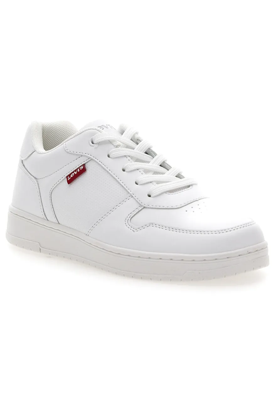 Sneakers Bianche Con Lacci Levis Kick Se