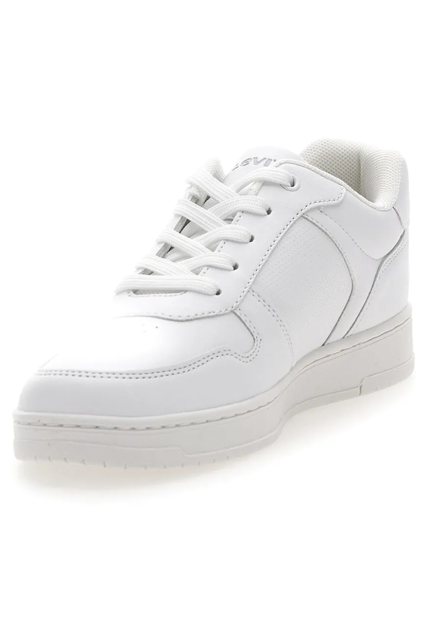 Sneakers Bianche Con Lacci Levis Kick Se