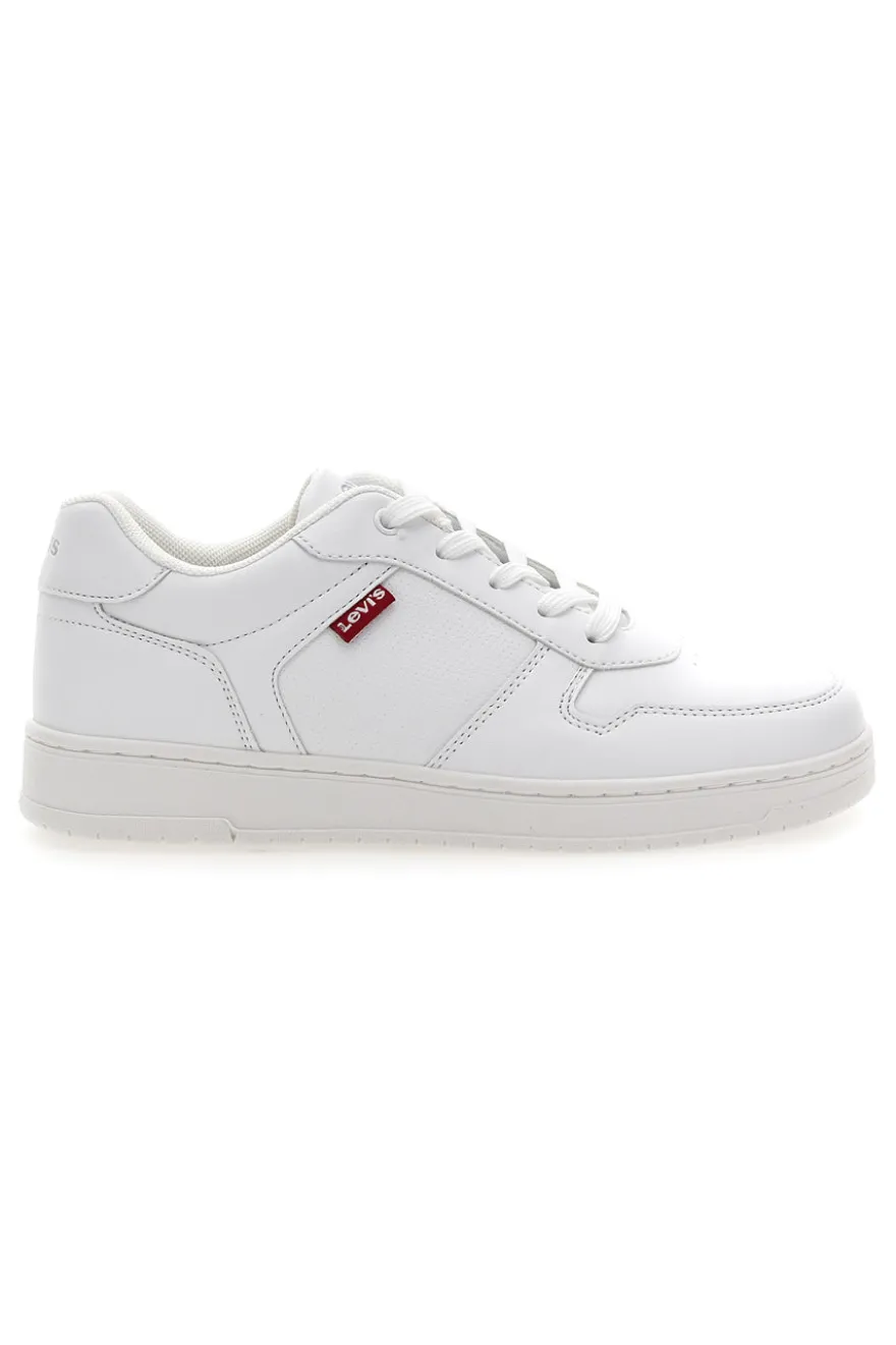 Sneakers Bianche Con Lacci Levis Kick Se