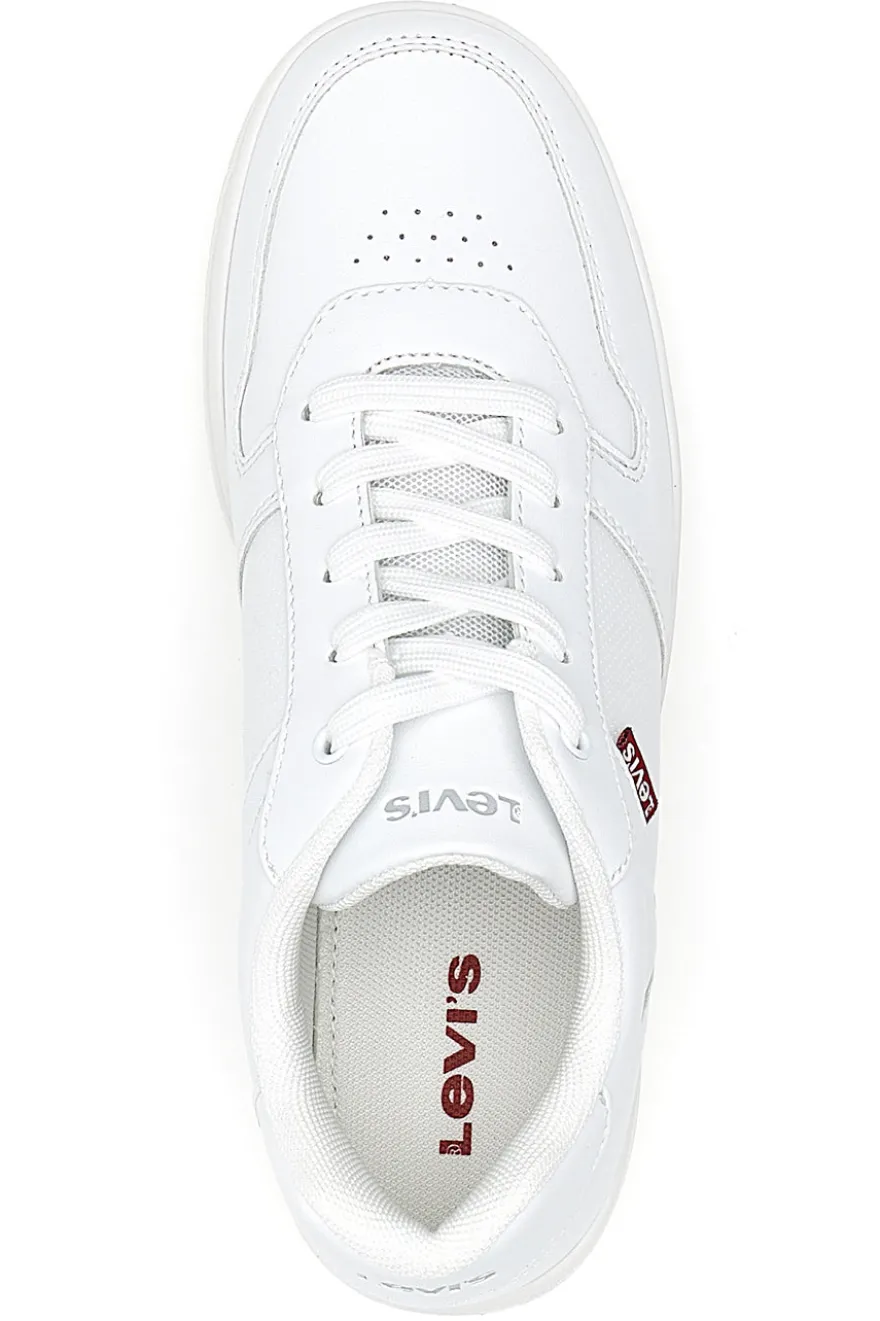 Sneakers Bianche Con Lacci Levis Kick Se