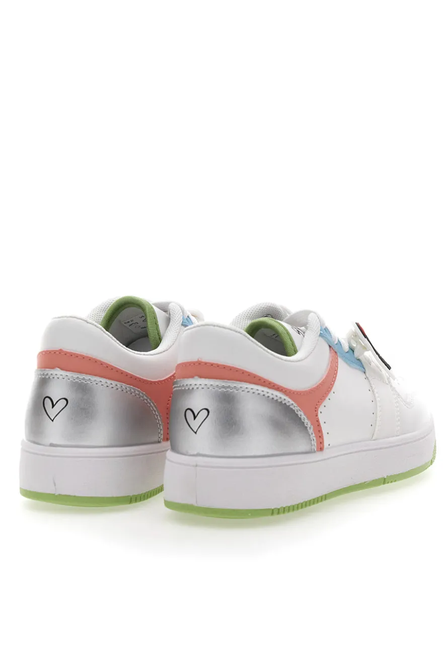 Sneakers Bianche con Lacci Sweet Years 8580