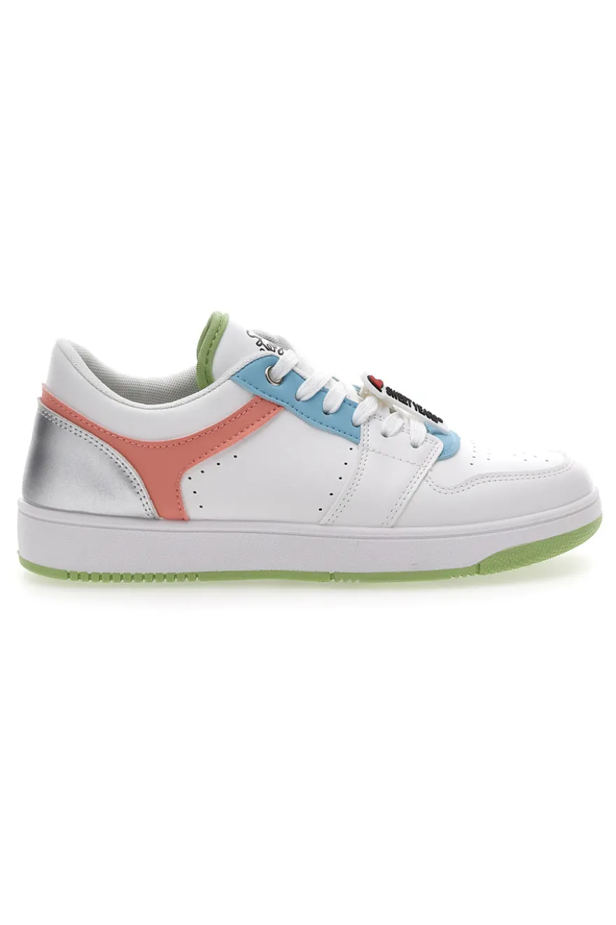 Sneakers Bianche con Lacci Sweet Years 8580