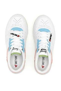 Sneakers Bianche con Lacci Sweet Years 8580