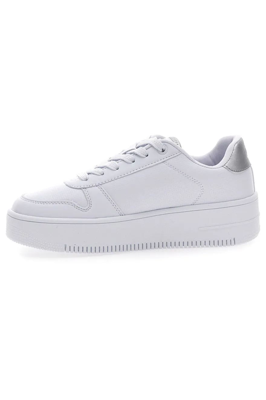 Sneakers Bianche con Lacci Champion RD18 RD Plat chromo