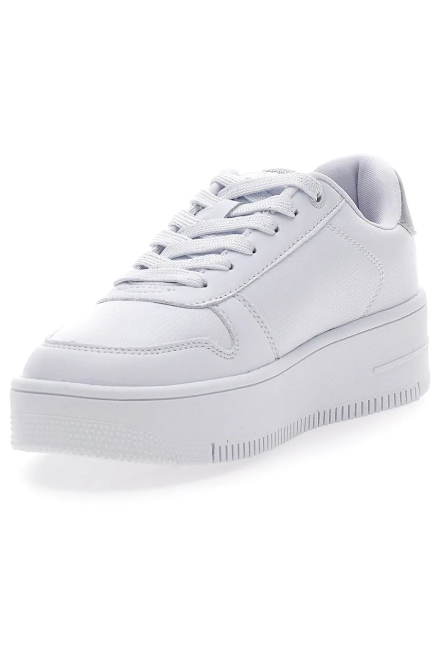 Sneakers Bianche con Lacci Champion RD18 RD Plat chromo