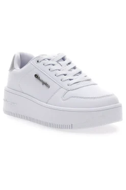 Sneakers Bianche con Lacci Champion RD18 RD Plat chromo