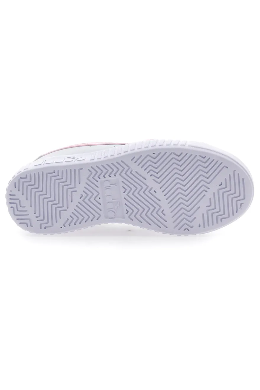 Sneakers bianche con lacci rossi DIADORA GAME STEP P PS FLUFFY