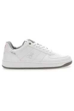 Sneakers Bianche Con Lacci U.S. Grand Polo GPM424707J