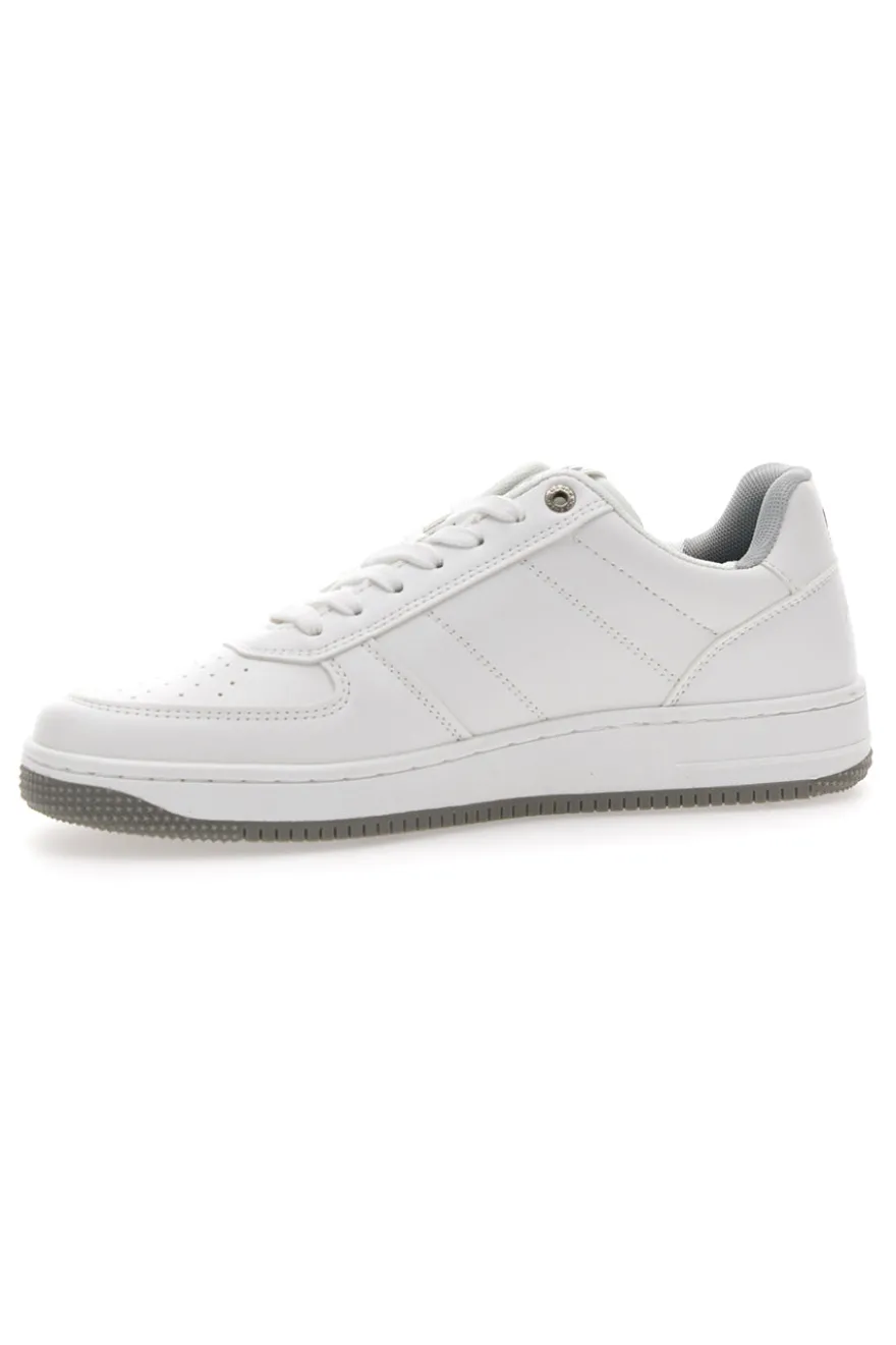 Sneakers Bianche Con Lacci U.S. Grand Polo GPM424707J