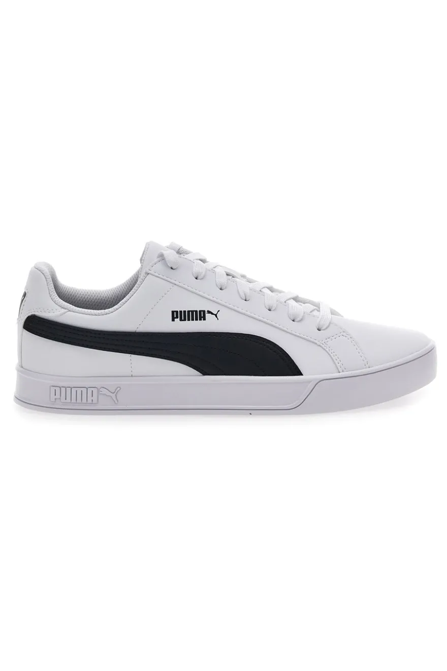 Sneakers Bianche Con Logo Laterale Puma Smash Vulc