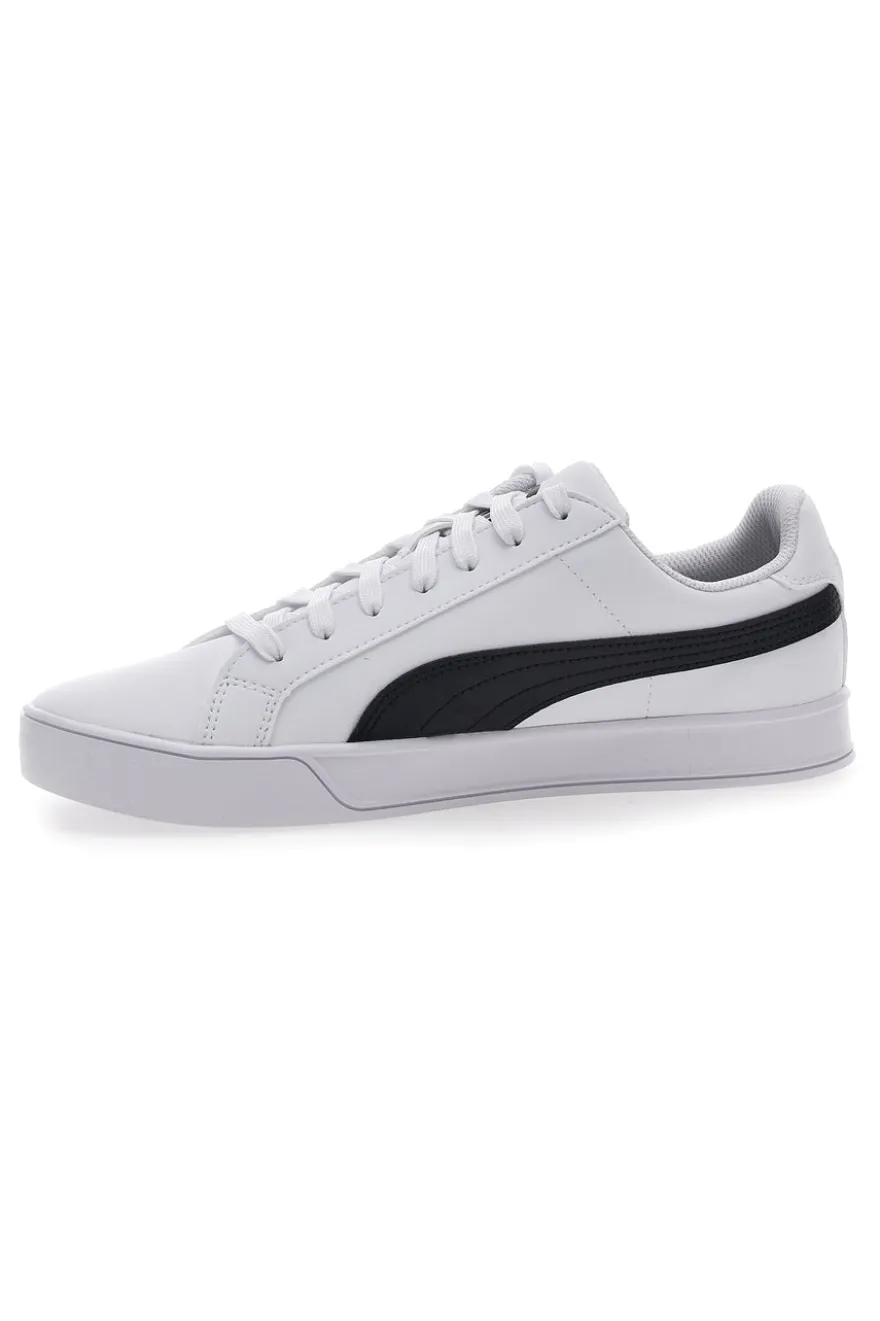 Sneakers Bianche Con Logo Laterale Puma Smash Vulc